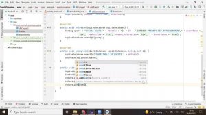 Java Events Organiser   Part 1   Creating the SQLite Database