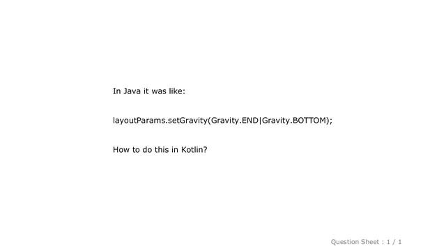 Android : Android How to set multiple gravity values programmatically in Kotlin? смотреть онлайн