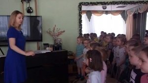 Музыкальное занятие с детьми старшей группы в ДОУ. Музыкальный руководитель Ершова Т.А.