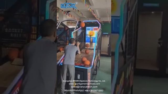 EPARK Dazzling Basketball Machine Indoor Electronic Basketball Shooting Arcade Game Machine