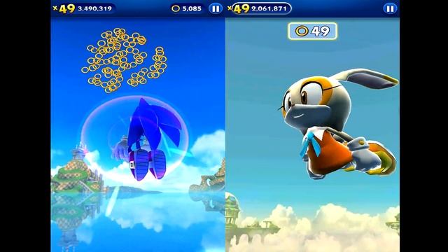 Sonic Dash Sonic VS Cream Gameplay (iOS, Android) Part 1 смотреть онлайн
