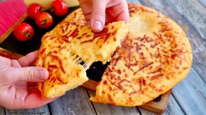 Быстрое приготовление хачапури без дрожжей на сковороде