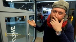 Скрытый электропривод для окон Roto E-Tec Drive. Стенд Veka на выставке Мосбилд 2021