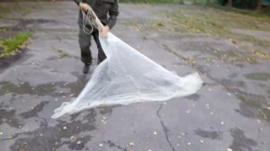 Кастинговая сеть испанского типа. Тренировка. Первые заброс.