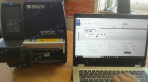 Принтер BRADY I7100 печать на трубке с резаком без обрезки