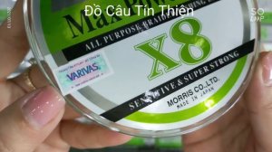 Dây Câu Cá Varivas Max Power PE X8 [Lime Green] - 150m - 200m - Made in Japan