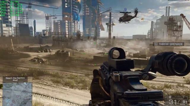 bf4 fps test with core i3 4170-3.70ghz and gpu-Sapphire Vapor-x R9270x 2gb gddr5 256 bit