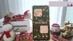 how to make your phone aesthetic | christmas theme | festive aesthetic | android phone