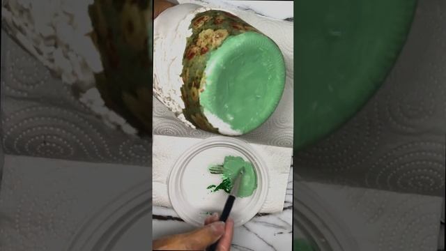 Ваза в стиле  Шебби-шик из обычной стеклянной банки