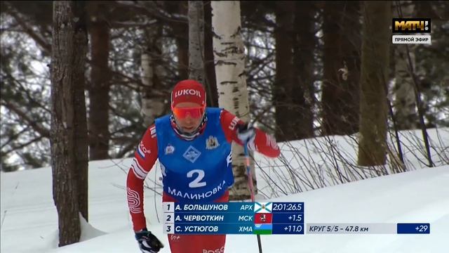 Чемпионские высоты. Масс-старт. 50 км. Мужчины. Малиновка Архангельская область 2023.