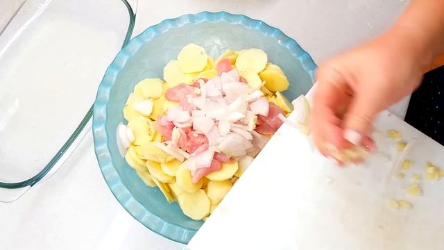 Картофельная запеканка с курицей. Проще простого  Картофель с курицей.