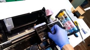 Замена печатающей головки на принтерах Epson L800, L805