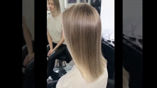 Сложное окрашивание.блики на волосах