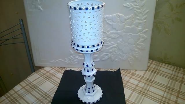 К Дню Влюбленных - Подсвечник быстро, своими руками. смотреть онлайн