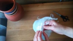 #новогодние#игрушки Из тюля Новогодние поделки Подсвечник Воздушный шар