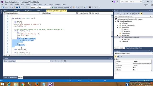 Shannon Fano Implementation in c.