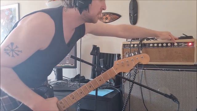 1962 Brownface Fender Bandmaster Amp Head (6G7-A circuit) PART 2 Demo смотреть онлайн