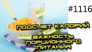 Подсчет калорий или важность порционного питания. Учет калорийности продуктов. Фитнес диета