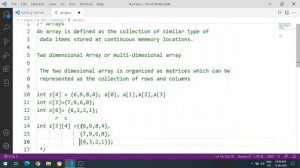 C programming in Kannada | array in c | two-dimensional array in c | R u ready to study