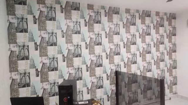 3D wallpaper installed in jalandhar city Punjab