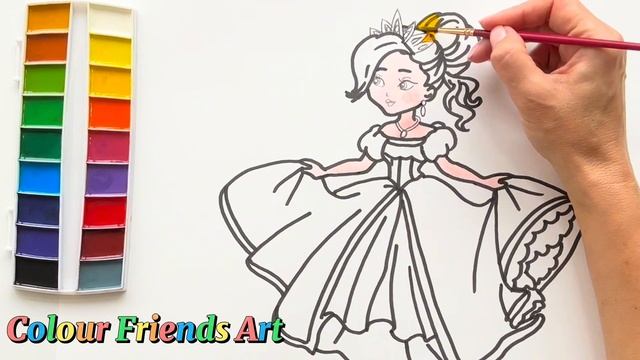 How To Draw A Princess | Easy Drawing For Kids