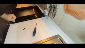Как снять и разобрать дверку духовки газовой плиты "Гефест".