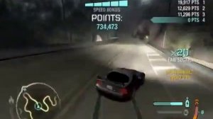 Мировой рекорд дрифта в NFS Carbon