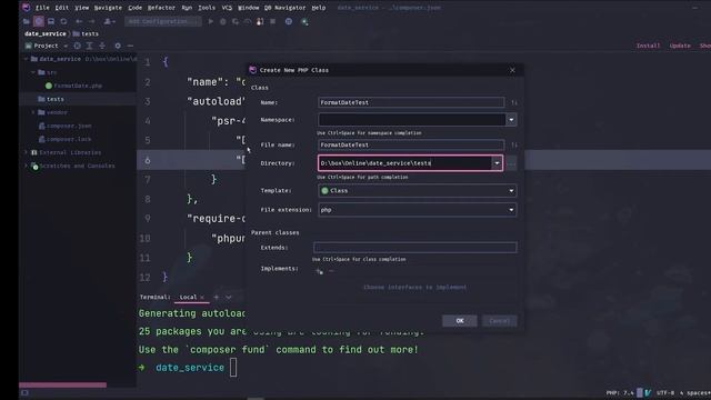 PHP Testing - 1 Setup with Composer - phpunit - php test tutorial