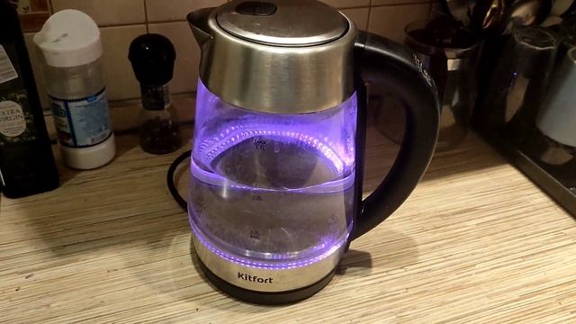Обзор электрического чайника Kitfort KT-6107 смотреть онлайн