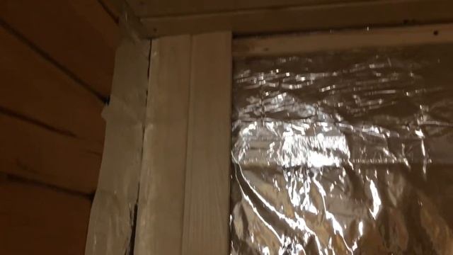 Пароизоляция и обшивка Вагонкой в Бане /Vapor barrier in the bath/