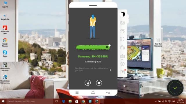 How to share Android screen on PC and MAC MirrorGo смотреть онлайн