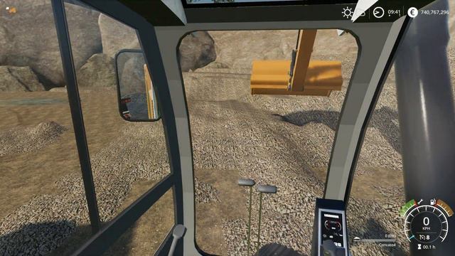 Farming Simulator 19 - SCANIA R580 Tridem Truck Loaded With Gravel In A Quarry