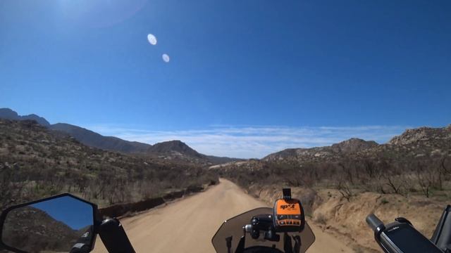Solo Adventure Motorcycle Ride Four Peaks Mountain Arizona Dual Sport KTM 1090 Adventure R