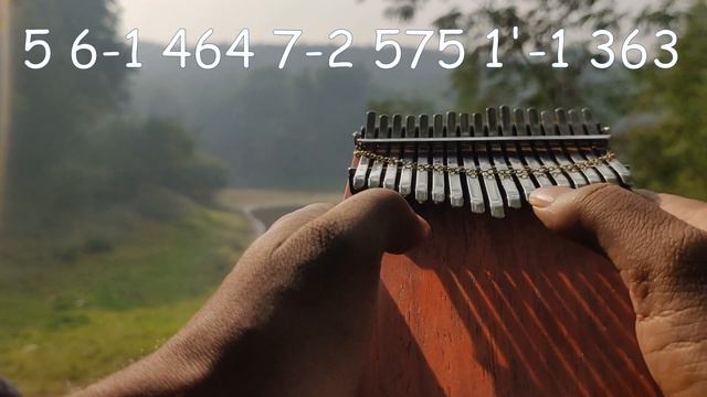 Cant Help Falling in Love Elvis Presley Kalimba Cover with Tabs  Kalimba Tabs