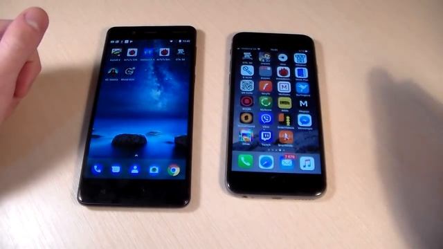 Nokia 8 vs iPhone 6S (HD) смотреть онлайн