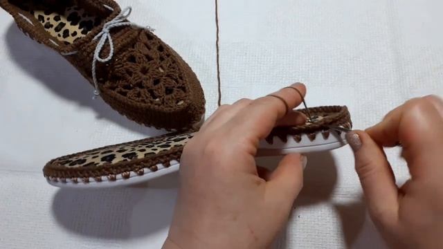 мокасины вязаные крючком часть№1 смотреть онлайн