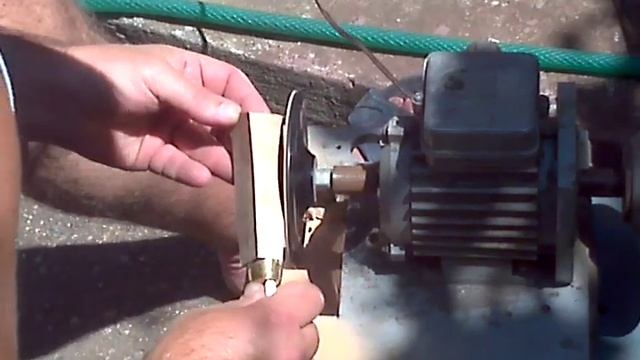 2 Создание рукояти финского ножа, с "грибком". часть 2 смотреть онлайн