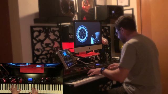 Playing It By Ear - Besame Mucho on Kawai MP11SE with the Roland BK-7m смотреть онлайн