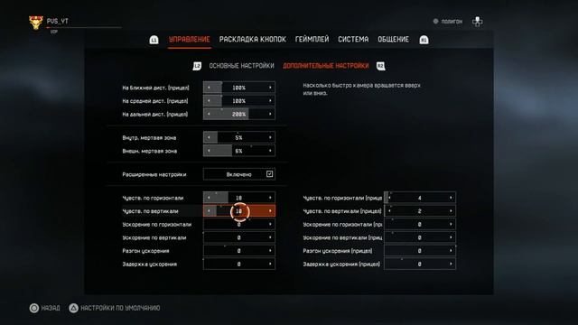 WARFACE PS4 | НАСТРОЙКИ СЕНСЫ НЕ ПРО ИГРОКА