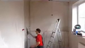 Как правильно наклеить стеклохолст паутинку