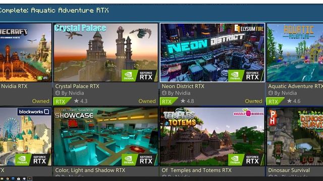 Minecraft RTX world download смотреть онлайн