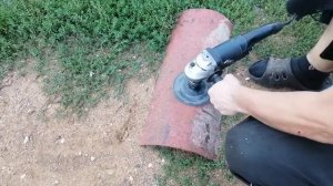 Самодельная орбиталка в работе