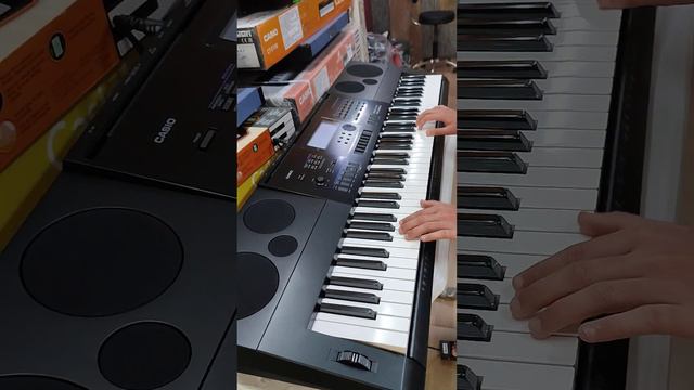 Playing  "See You Again" on  CASIO WK-6600 Digital Portable Keyboard (76 Keys) at Music Manchester