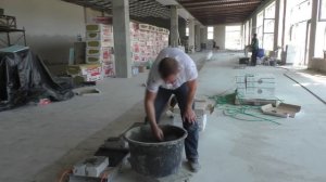 Скоростная укладка плитки 200кв.м. в день!)