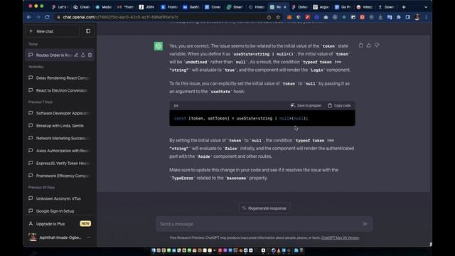 Chat GPT for developers