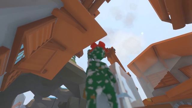 ОТДАЙ МОЙ СНОУБОРД, УШЛЕПОК!!! - УГАР В HUMAN FALL FLAT #НовогоднийМарафон2020 (№2) смотреть онлайн