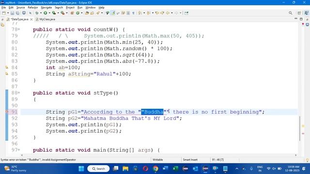 String in Java in Hindi #22 | String Type Full Explanation in Hindi By Rahul Sir | Dianxi Tech