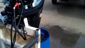 Первый запуск мотора Evinrude E tec 30