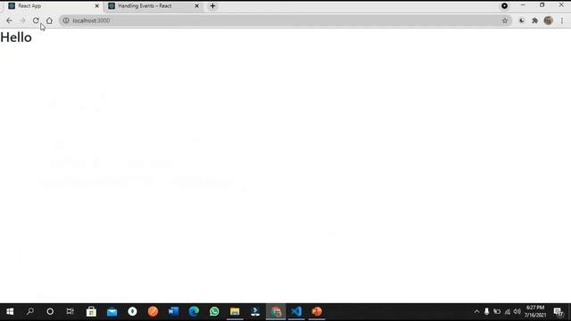 Events In React.js in Urdu/Hindi | React Series Part9
