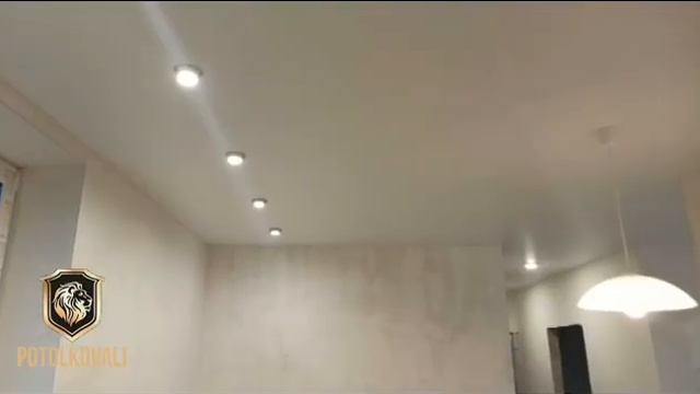 Сатиновые натяжные потолки от компании PotolKOVAli. смотреть онлайн